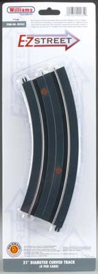 Bachmann WM E-Z STREET D-21 CURVED TRACK (4) O (BAC00262)