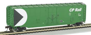 Bachmann 50' Plug Door Box CP Rail Green HO (BAC18027)
