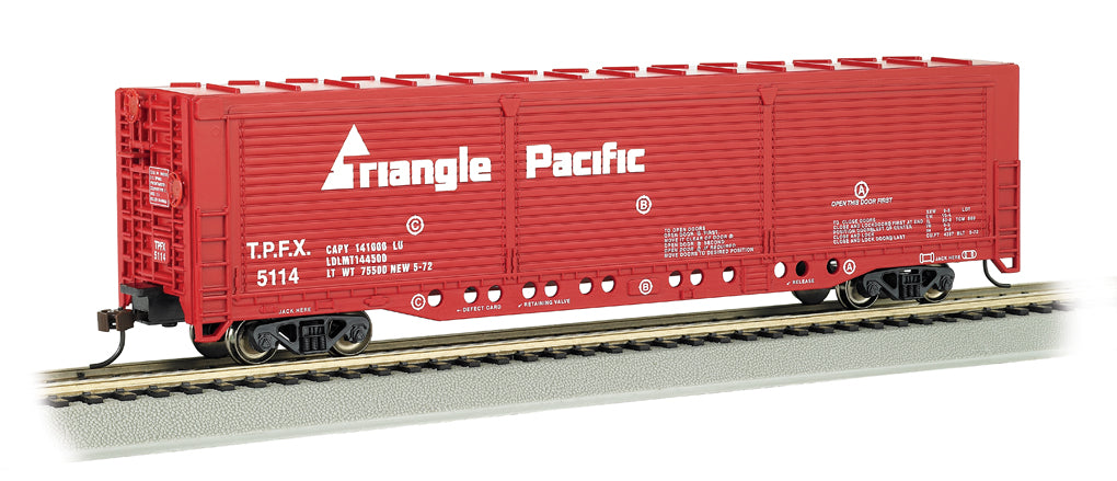 Bachmann TRIANGLE PACIFIC - EVANS ALL-DOOR BOX CAR (HO SCALE) (BAC18138)