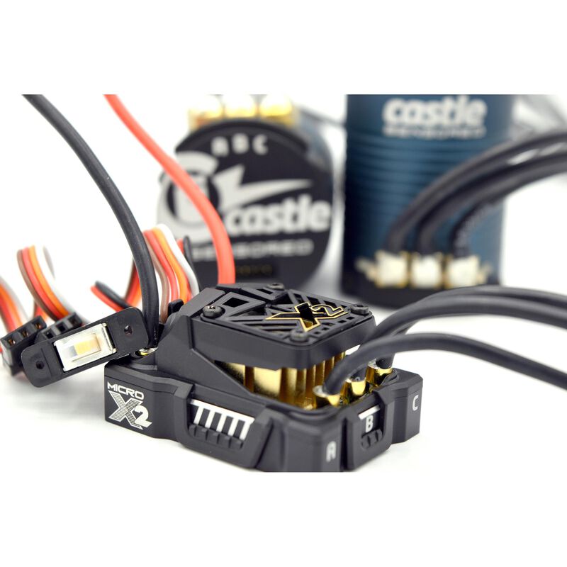 CSE Mamba Micro X2, 16.8V, Waterproof Sensored ESC W1406-2850KV Cbo (CSE010017103)