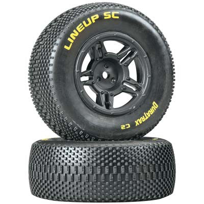 Duratrax 1/10 Lineup SC Tire C2 Mounted Rear Slash (2) (DTXC3679)