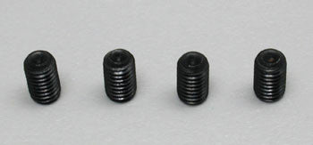 Dubro 3mm X 3 Socket Set Screws - Black Oxide Plated Hex Screws For RC & Models