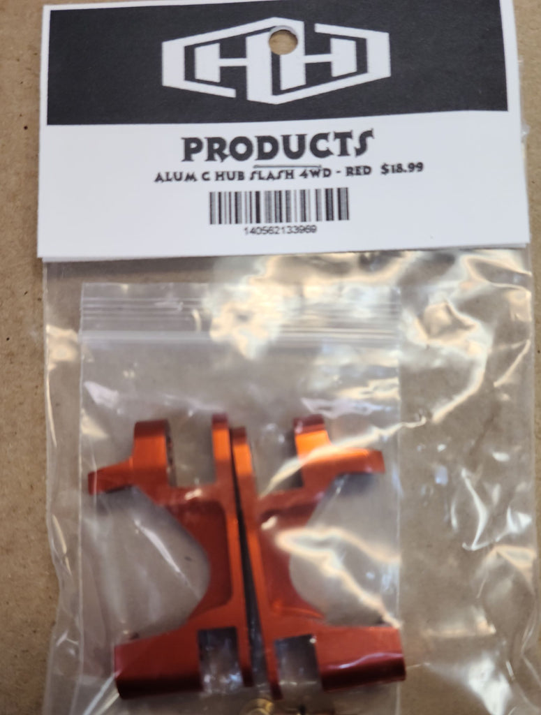 Hamilton Hobbies Aluminum C Hub Slash 4 WD - Red (HAM133969)
