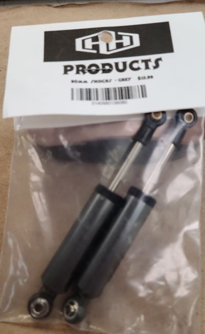 Hamilton Hobbies 90MM Metal SHOCKS - Grey (HAM136060)