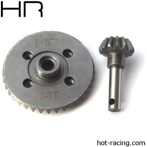 Heavy Duty Spiral Bevel Gear Set 38/13 Tooth, for Axial AX10 (Stock) (HRASWRA9383)