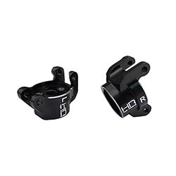 Hot Racing Black Aluminum Rear Axle Portal Mount: TRX4 (HRATRXF22M01)