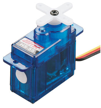 Hitec HS-55 Economy Feather Sub Micro Servo (HRC31055S)