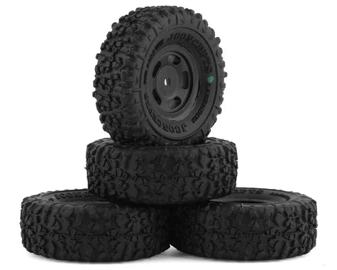 JConcepts Landmines Green Compound, Black Glide 5 Wheel (JCO402232911)