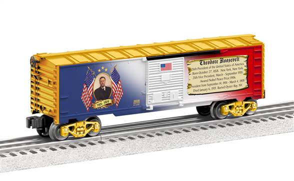 Lionel Theodore Roosevelt Boxcar (LNL639339)