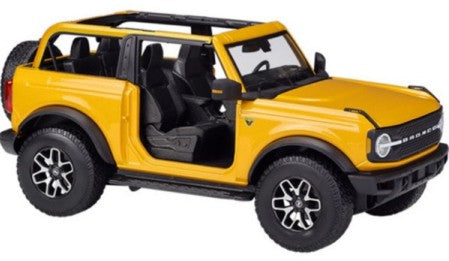 Maisto 1/18 2021 Ford Bronco Badlands without Doors/Roof (Orange) (MAI31457ORG)