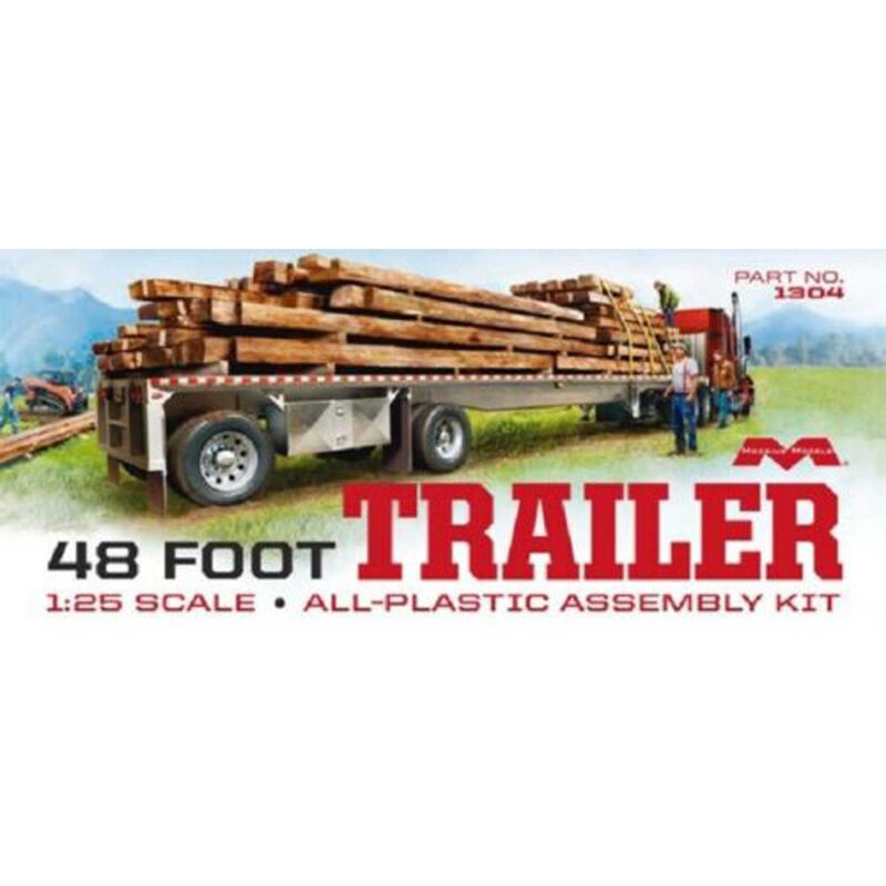 Moebuis 1/25 48' Flatbed Trailer with Cambered Deck (MOE1304)