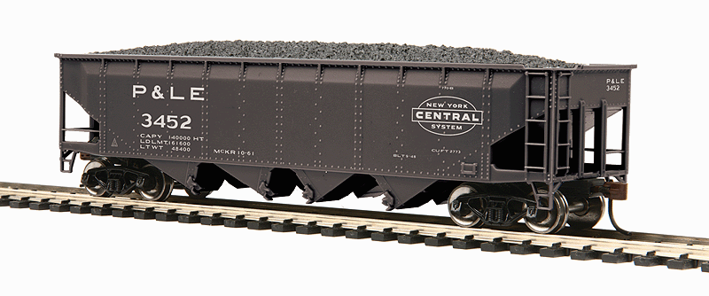 MTH 70-Ton Quadruple Hopper Car - Pittsburgh & Lake Erie (MTH8575042)