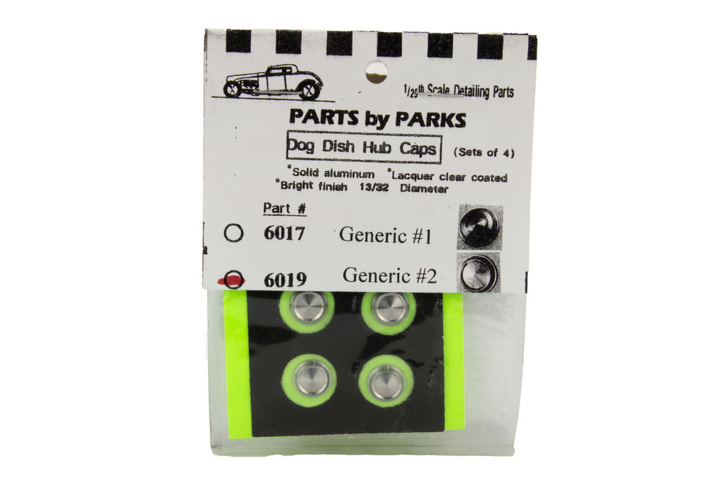 Parts by Parks 1/24-1/25 Dog Dish Hub Caps, Generic #2 (PBP6019)