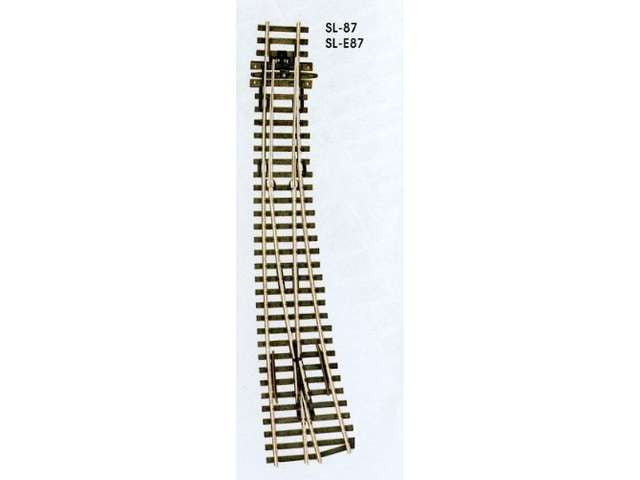 Peco HO C100 Insulfrog Dbl Curved Left-hand Turnout (PPCSL87)