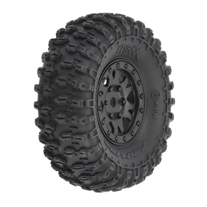 Pro-Line 1/24 Hyrax Front/Rear 1.0" Tires Mounted (4 (PRO1019410)