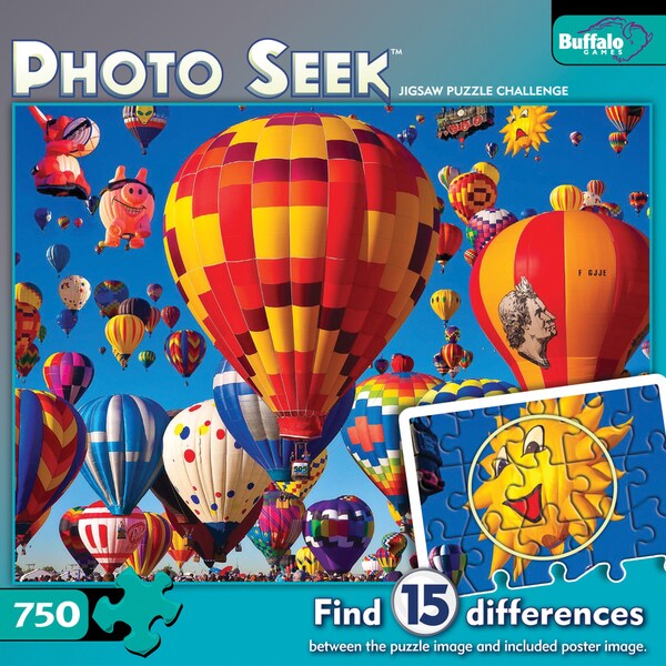 Photo Seek Hot Air Balloons Jigsaw Challenge 750-piece Puzzle (17033)