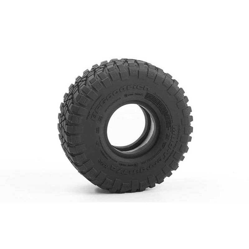 RC4WD BFGoodrich Mud Terrain T/A KM2 1.55" Scale Rock Crawler Tires (2) (X2S3) ) (RC4ZT0190)