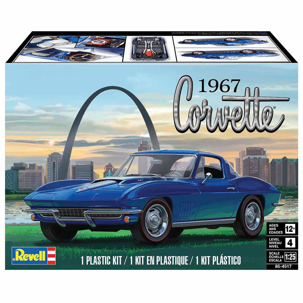 Revell 1/25 67 Corvette Coupe     (RMX854517)