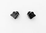 STRC BRASS REAR LOWER SHOCK MOUNTS FOR TRX4 (2) - BLACK (STRST8227RBR)