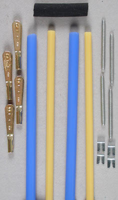 Sullivan Semiflex Gold-N-Rod w/Gold-N-Clevises 36" (2) (SUL505)