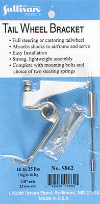 Sullivan Tailwheel Bracket 60 16-35 lbs (SULS862)