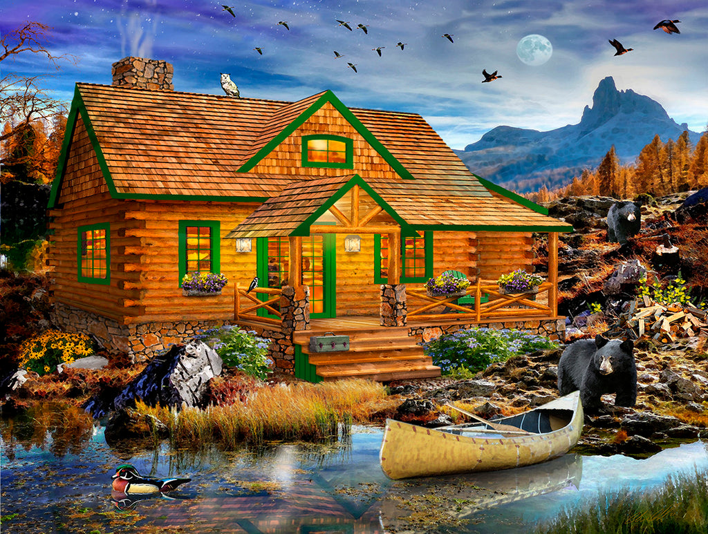 SunsOut Blue Mountain Cabin (SUN46036)
