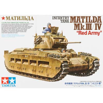 Tamiya 1/35 Infantry Tank Matilda Mk.III/IV Red Army (TAM35355)