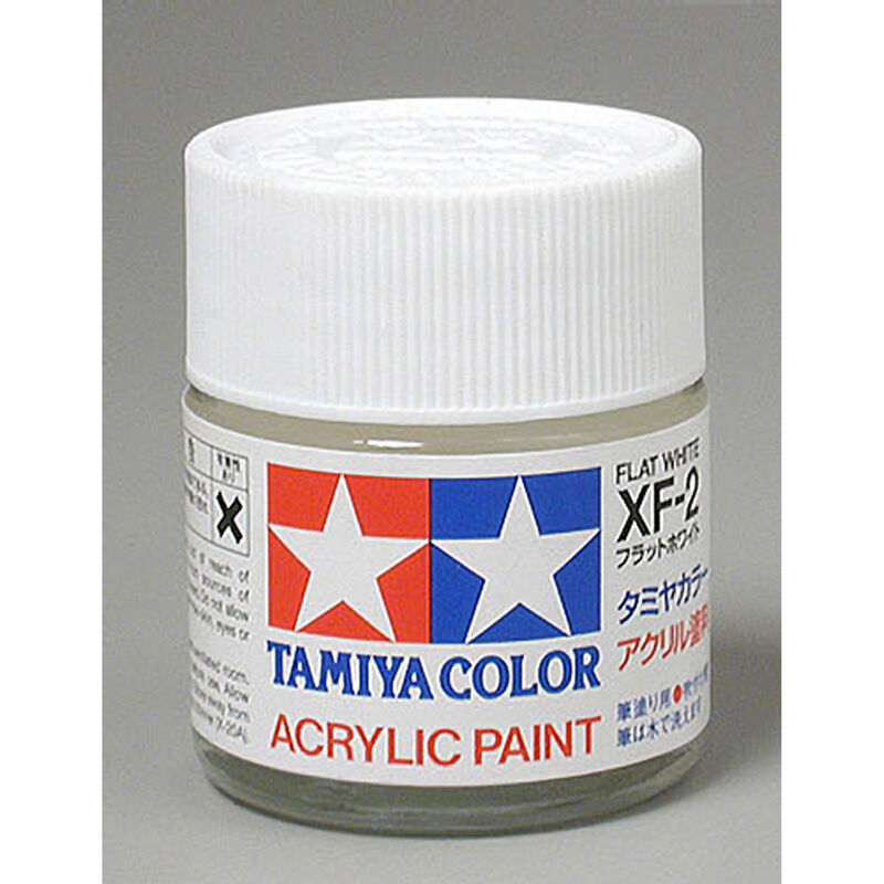Tamiya Acrylic XF2 Flat, White 23ml. (TAM81302)