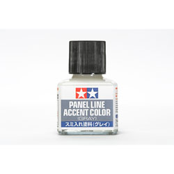 Tamiya Panel Line Accent Color 40ml, Grey (TAM87133)