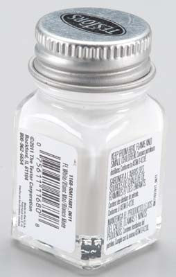 Testors Flat White 1/4 oz (TES1168TT)