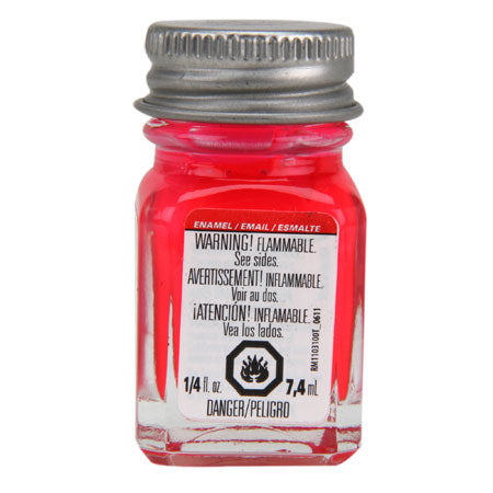 Testors Enamel 1/4oz, Pink Fluorescent (TES1178TT)