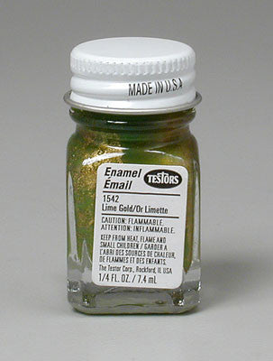 Testors Gold Metal Flake 1/4 oz (TES1542T)