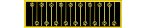 TICHY MODERN CROSSING WARNING SIGN (TIC2621)