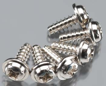 Traxxas Screws 3x8mm Washerhead Self-Tapping (6) (TRA3290)