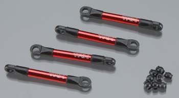 Traxxas Aluminum Pushrod Red 1/16 Slash VXL (4) (TRA7018X)