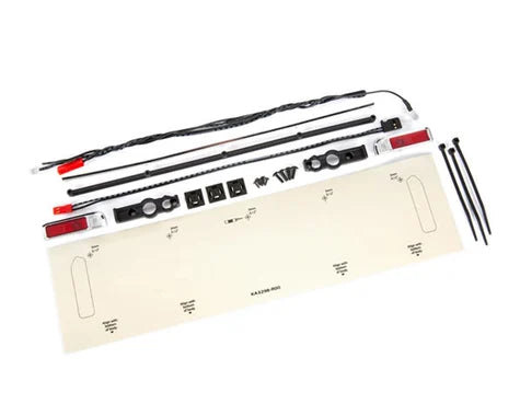 Traxxas LED LIGHTS/TAIL LIGHTS RED, CHROME TRIM (TRA9497R)