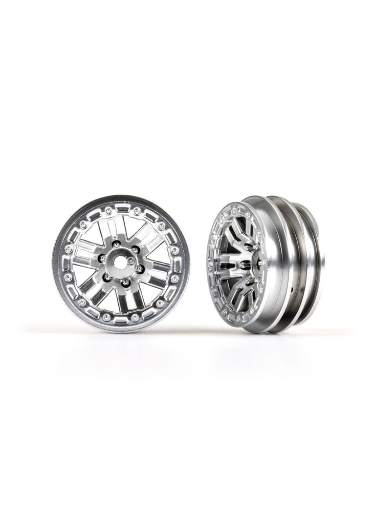 Traxxas 1.0" Rims (Satin Chrome) (2) (TRX-4M) (TRA9768SATIN)