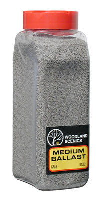 Woodland Scenics Ballast Medium Gray 32 oz (WOOB1382)