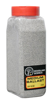 Woodland Scenics Ballast Medium Gray Blend 32 oz (WOOB1394)