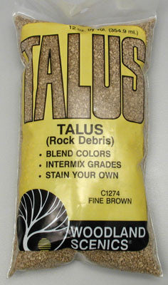 Woodland Scenics Talus Fine Brown (WOOC1274)