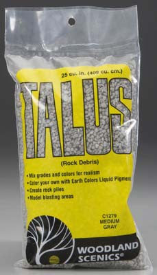 Woodland Scenics Talus Medium Gray (WOOC1279)