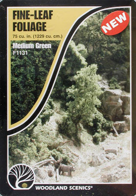 Woodland Scenics Fine Leaf Foliage Medium Green (WOOF1131)