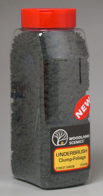 Woodland Scenics Underbrush Shaker Forest Green 32 oz (WOOFC1638)