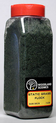 Woodland Scenics Static Grass Flock Dark Green (WOOFL636)