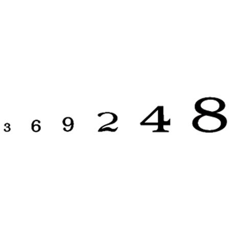 Woodland Scenics Roman Numbers, Black 1/16-5/16 (WOOMG707)