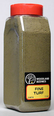 WOODLAND SCENICS TURF FINE EARTH 32 OZ (WOOT1342)