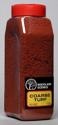 WOODLAND SCENICS TURF COARSE FALL RUST 32 (WOOT1356)