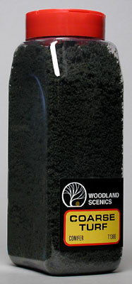 WOODLAND SCENICS TURF COARSE CONIFER 32OZ (WOOT1366)