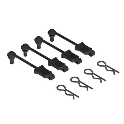 ARRMA Body Clip Retainer 1/10 Scale Black (AR390165)