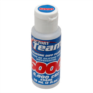 Team Associated Silicone Differential Fluid (2oz) (6,000cst) (ASC5446)